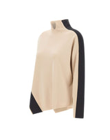 ELENA MIRO' Maglia asimmetrica in misto viscosa BEIGE Donna 