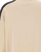 ELENA MIRO' Maglia asimmetrica in misto viscosa BEIGE Donna 