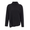 ELENA MIRO' Maglia asimmetrica in misto viscosa BLACK Donna 