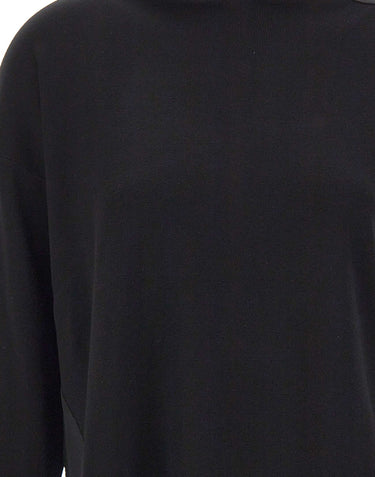 ELENA MIRO' Maglia asimmetrica in misto viscosa BLACK Donna 