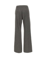 ELENA MIRO' Pantaloni palazzo a righe GREY Donna 