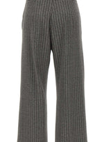 ELENA MIRO' Pantaloni palazzo a righe GREY Donna 