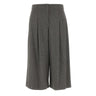 ELENA MIRO' Pantaloni cropped a righe GREY Donna 