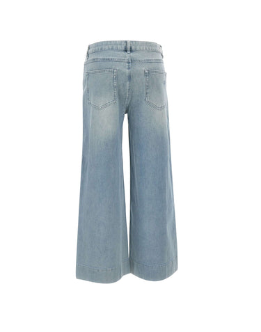 ELENA MIRO' Jeans "Mary" Light Blue Donna 