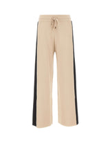ELENA MIRO' Pantaloni a maglia di misto viscosa BEIGE Donna 