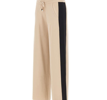 ELENA MIRO' Pantaloni a maglia di misto viscosa BEIGE Donna 