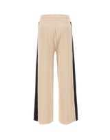 ELENA MIRO' Pantaloni a maglia di misto viscosa BEIGE Donna 