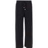ELENA MIRO' Pantaloni a maglia di misto viscosa BLACK Donna 