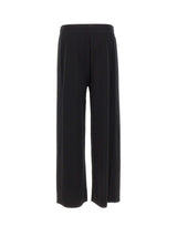ELENA MIRO' Pantaloni a maglia di misto viscosa BLACK Donna 