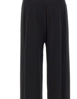ELENA MIRO' Pantaloni a maglia di misto viscosa BLACK Donna 
