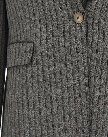 ELENA MIRO' Blazer in misto viscosa GREY Donna 