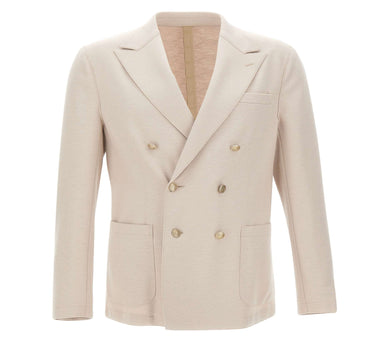 Blazer doppiopetto in misto lana N70GIAM03 TES0N06902 ELEVENTY 