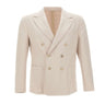 Blazer doppiopetto in misto lana N70GIAM03 TES0N06902 ELEVENTY 