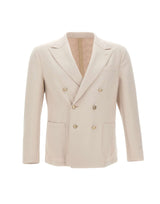 Blazer doppiopetto in misto lana N70GIAM03 TES0N06902 ELEVENTY 