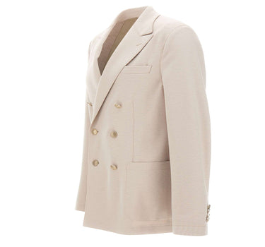 Blazer doppiopetto in misto lana N70GIAM03 TES0N06902 ELEVENTY 