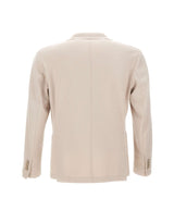 Blazer doppiopetto in misto lana N70GIAM03 TES0N06902 ELEVENTY 