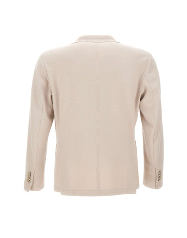 Blazer doppiopetto in misto lana N70GIAM03 TES0N06902 ELEVENTY 