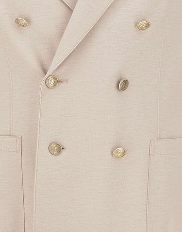 Blazer doppiopetto in misto lana N70GIAM03 TES0N06902 ELEVENTY 