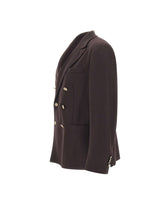Blazer doppiopetto in misto lana N70GIAM03 TES0N06910 ELEVENTY 