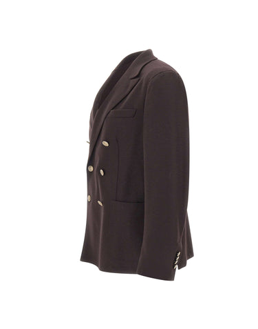 Blazer doppiopetto in misto lana N70GIAM03 TES0N06910 ELEVENTY 