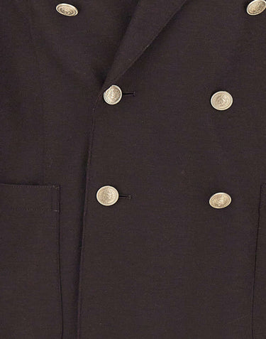 Blazer doppiopetto in misto lana N70GIAM03 TES0N06910 ELEVENTY 