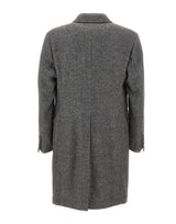 ELEVENTY Cappotto doppiopetto in lana e alpaca GREY Uomo 