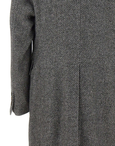 ELEVENTY Cappotto doppiopetto in lana e alpaca GREY Uomo 
