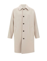 ELEVENTY Cappotto in lana e Cashmere WHITE Uomo 