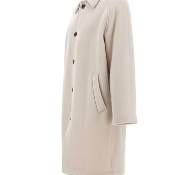 ELEVENTY Cappotto in lana e Cashmere WHITE Uomo 
