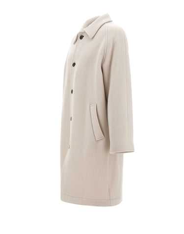 ELEVENTY Cappotto in lana e Cashmere WHITE Uomo 