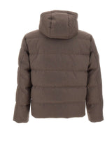 ELEVENTY Piumino in cashmere BROWN Uomo 