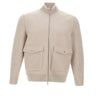 Giacca in lana con zip N75GBTN10 TES0N2750002 ELEVENTY 