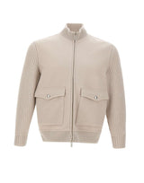 Giacca in lana con zip N75GBTN10 TES0N2750002 ELEVENTY 