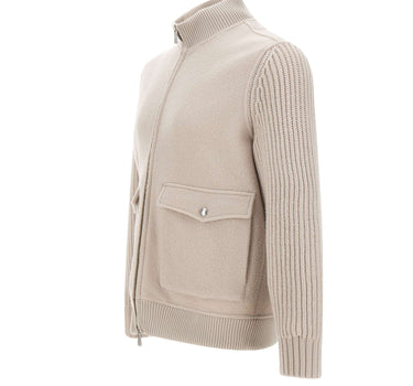 Giacca in lana con zip N75GBTN10 TES0N2750002 ELEVENTY 