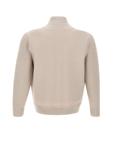 Giacca in lana con zip N75GBTN10 TES0N2750002 ELEVENTY 