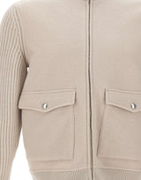 Giacca in lana con zip N75GBTN10 TES0N2750002 ELEVENTY 