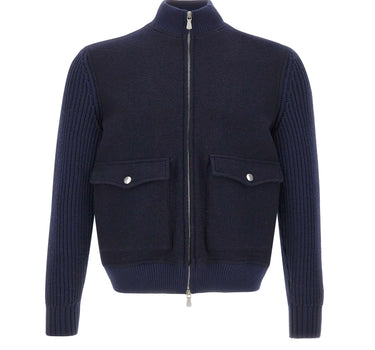 Giacca in lana con zip N75GBTN10 TES0N2751911 ELEVENTY 
