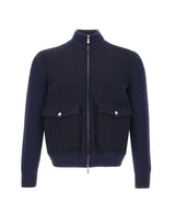 Giacca in lana con zip N75GBTN10 TES0N2751911 ELEVENTY 