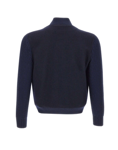Giacca in lana con zip N75GBTN10 TES0N2751911 ELEVENTY 