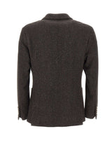 ELEVENTY Blazer doppiopetto in misto lana GREY Uomo 
