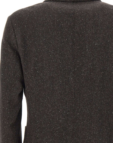 ELEVENTY Blazer doppiopetto in misto lana GREY Uomo 