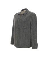 Giacca-camicia in misto lana N75GIAN05 TES0N13614 ELEVENTY 