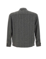 Giacca-camicia in misto lana N75GIAN05 TES0N13614 ELEVENTY 