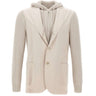ELEVENTY Giacca con inserti in maglia BEIGE Uomo 