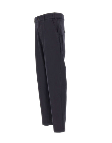 ELEVENTY Pantaloni in lana e cashmere BLUE Uomo 