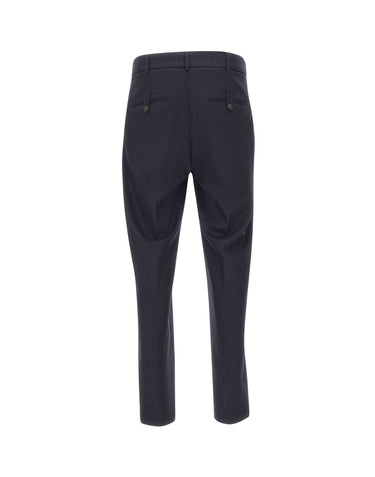 ELEVENTY Pantaloni in lana e cashmere BLUE Uomo 
