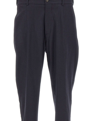 ELEVENTY Pantaloni in lana e cashmere BLUE Uomo 