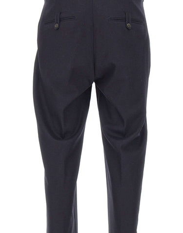 ELEVENTY Pantaloni in lana e cashmere BLUE Uomo 