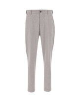 ELEVENTY Pantaloni in lana e cashmere GREY Uomo 