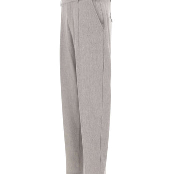 ELEVENTY Pantaloni in lana e cashmere GREY Uomo 